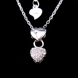 Silver New Jewellery Design Shining Mail Shape Birthday Present Necklace For Boy